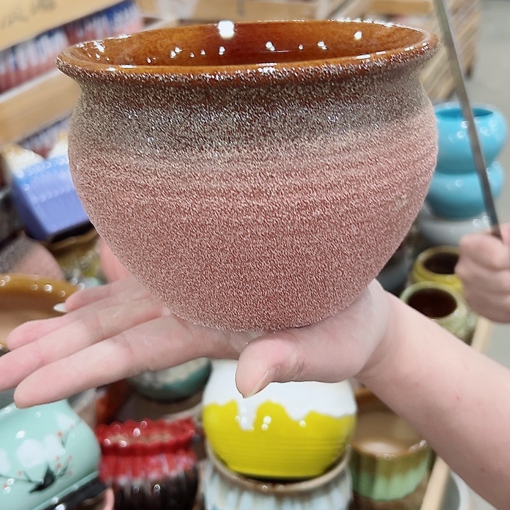 有孔.凑满10元发货多肉陶瓷花盆！