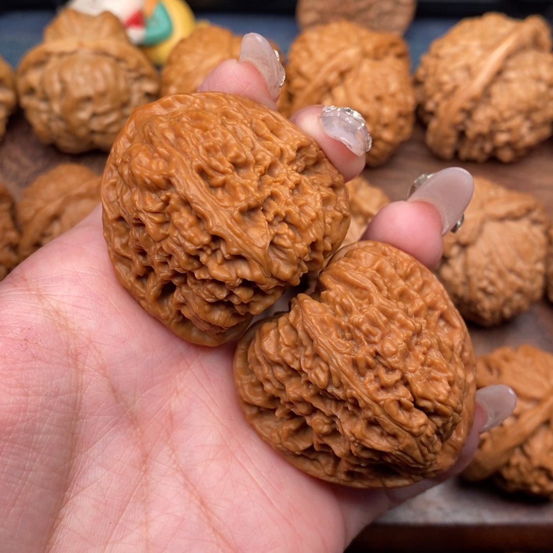 文玩核桃把件逐鹿三角南疆41精对