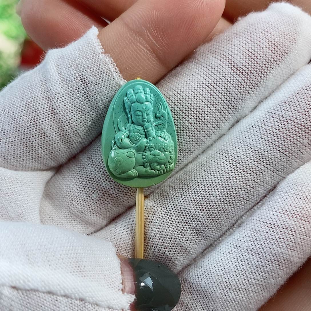 绿松石珠宝奇石未镶嵌