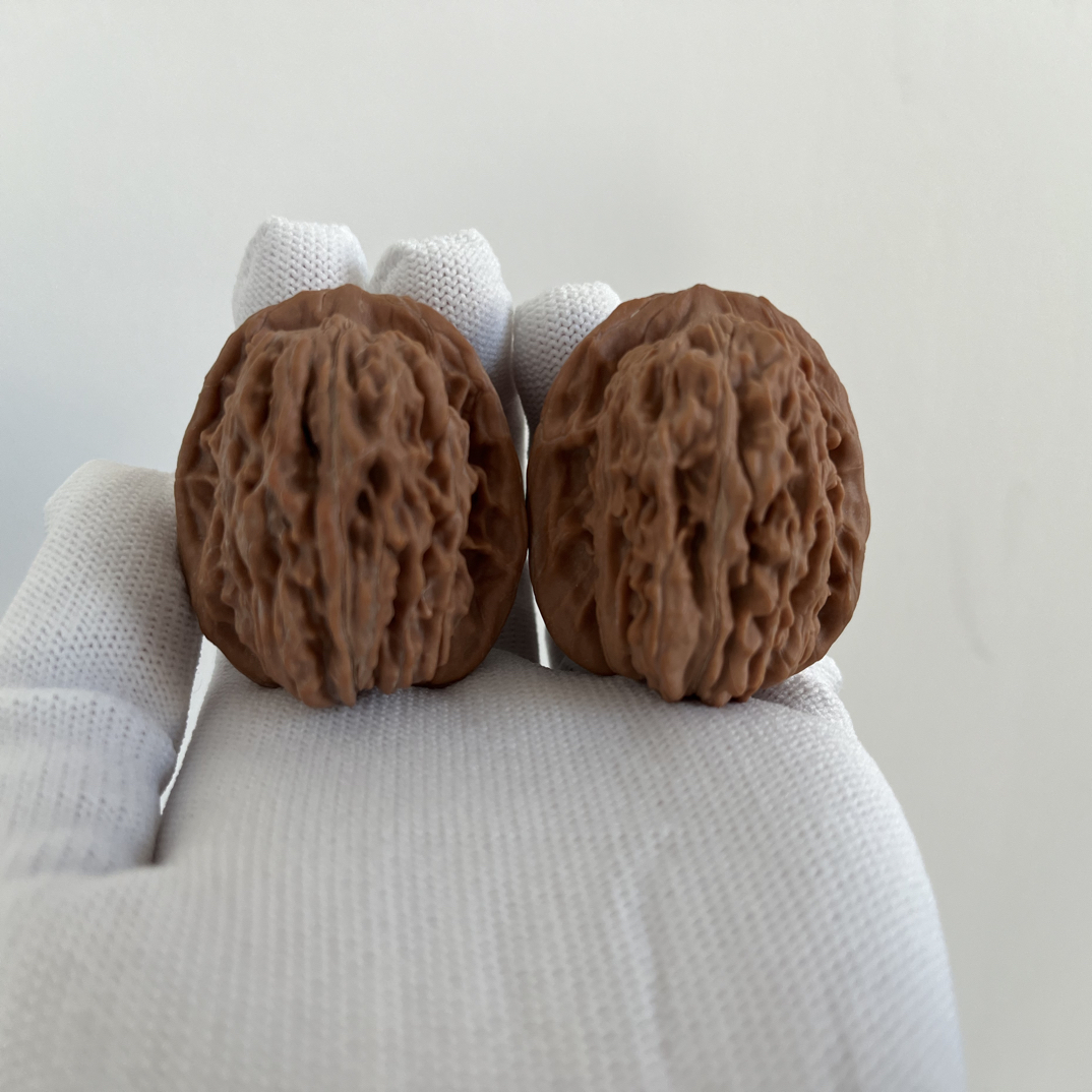 文玩核桃手把件四座楼官帽宫灯白狮子粗筋元宝蛤蟆头凹底狮子头