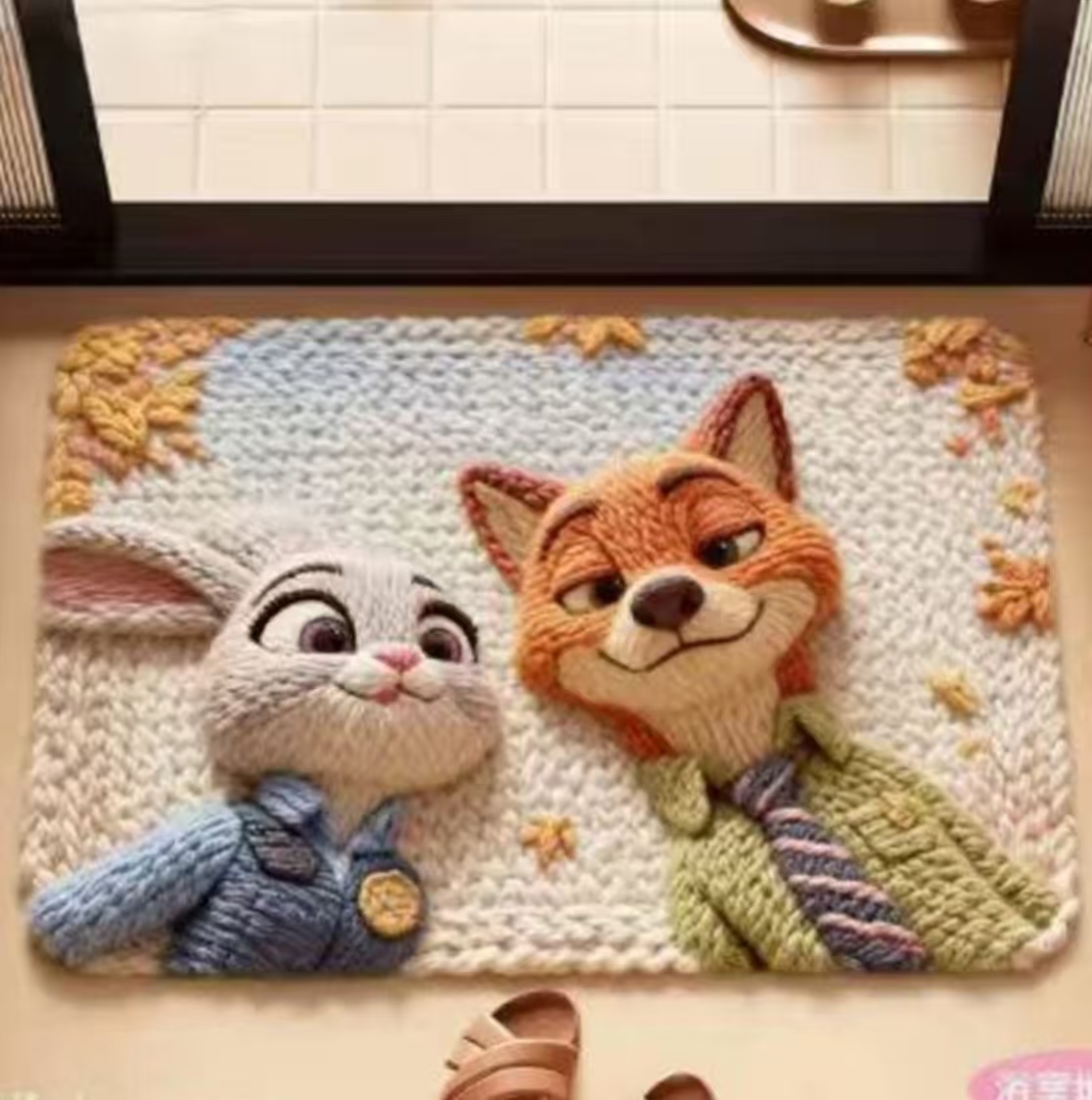 【160x120】2025年新款硅藻泥入户门垫4d打印入户门垫浴室