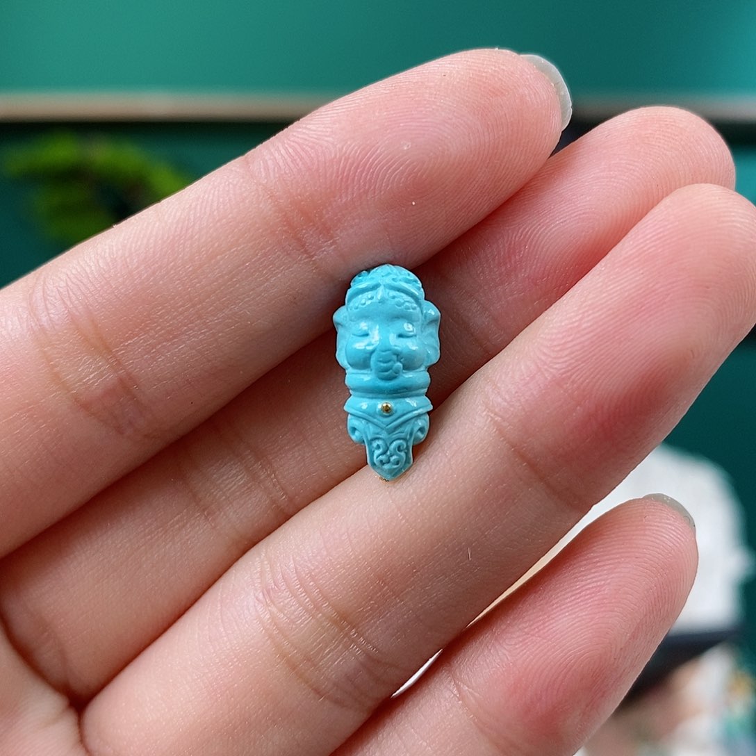 未镶嵌绿松石珠宝奇石