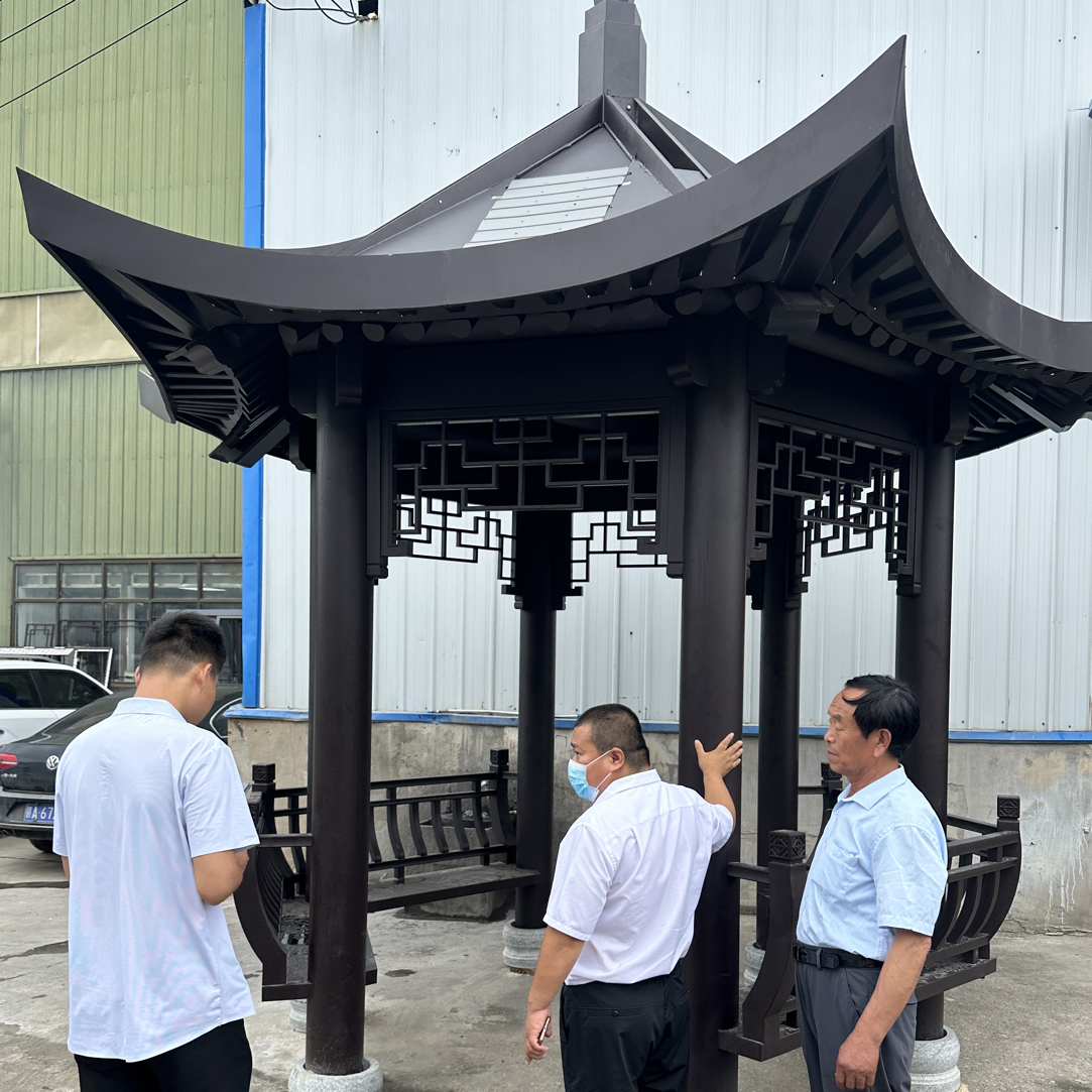 铝代木仿古亭铝代木仿古构件铝代木古建装饰材料铝代木构件