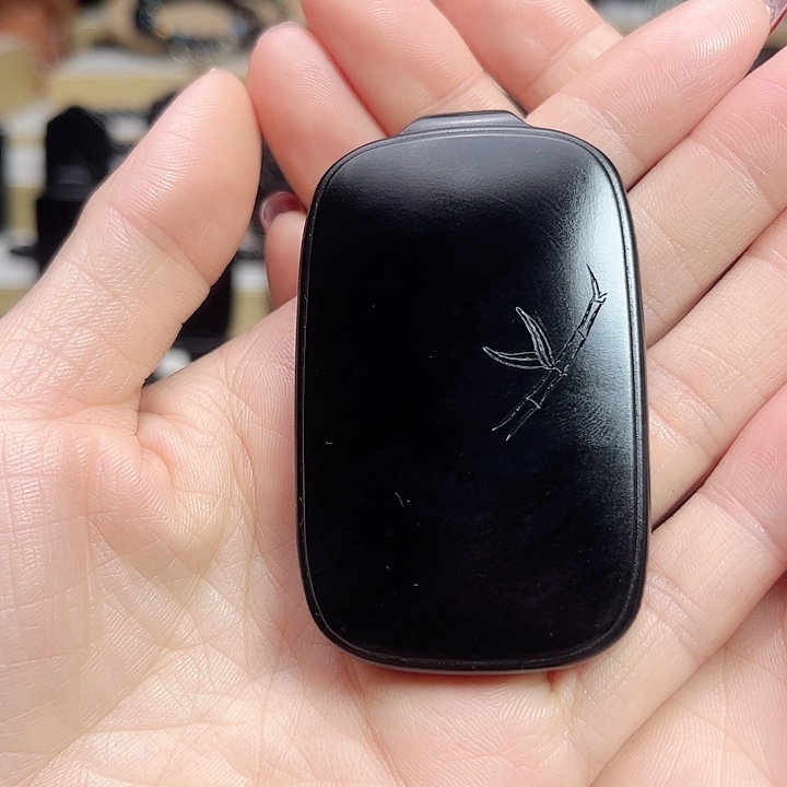 和田玉手链未镶嵌无事牌