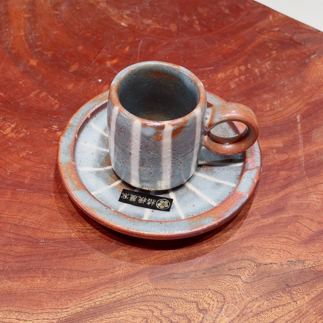 瓷片小三郎咖啡套全新小杯形