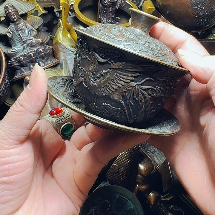 铜器摆件收收藏藏