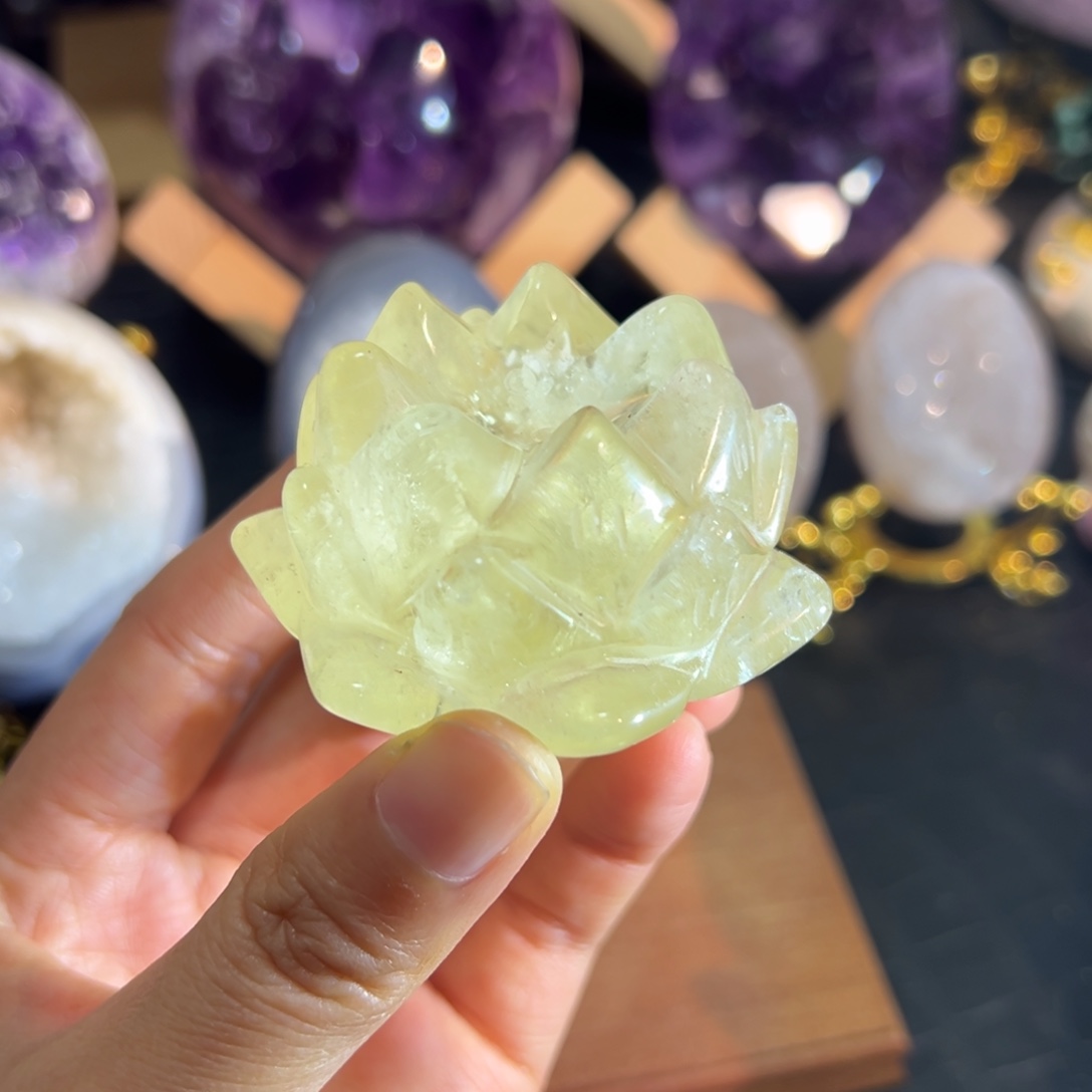 紫晶珠宝半成品未镶嵌17黄水晶