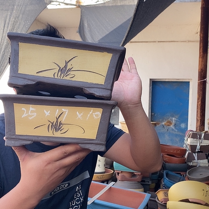 紫砂花盆紫砂花盆