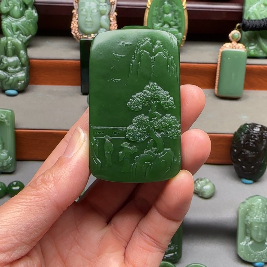 未镶嵌和田玉挂件