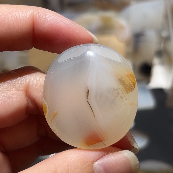 玛瑙/玉髓玉牌未镶嵌