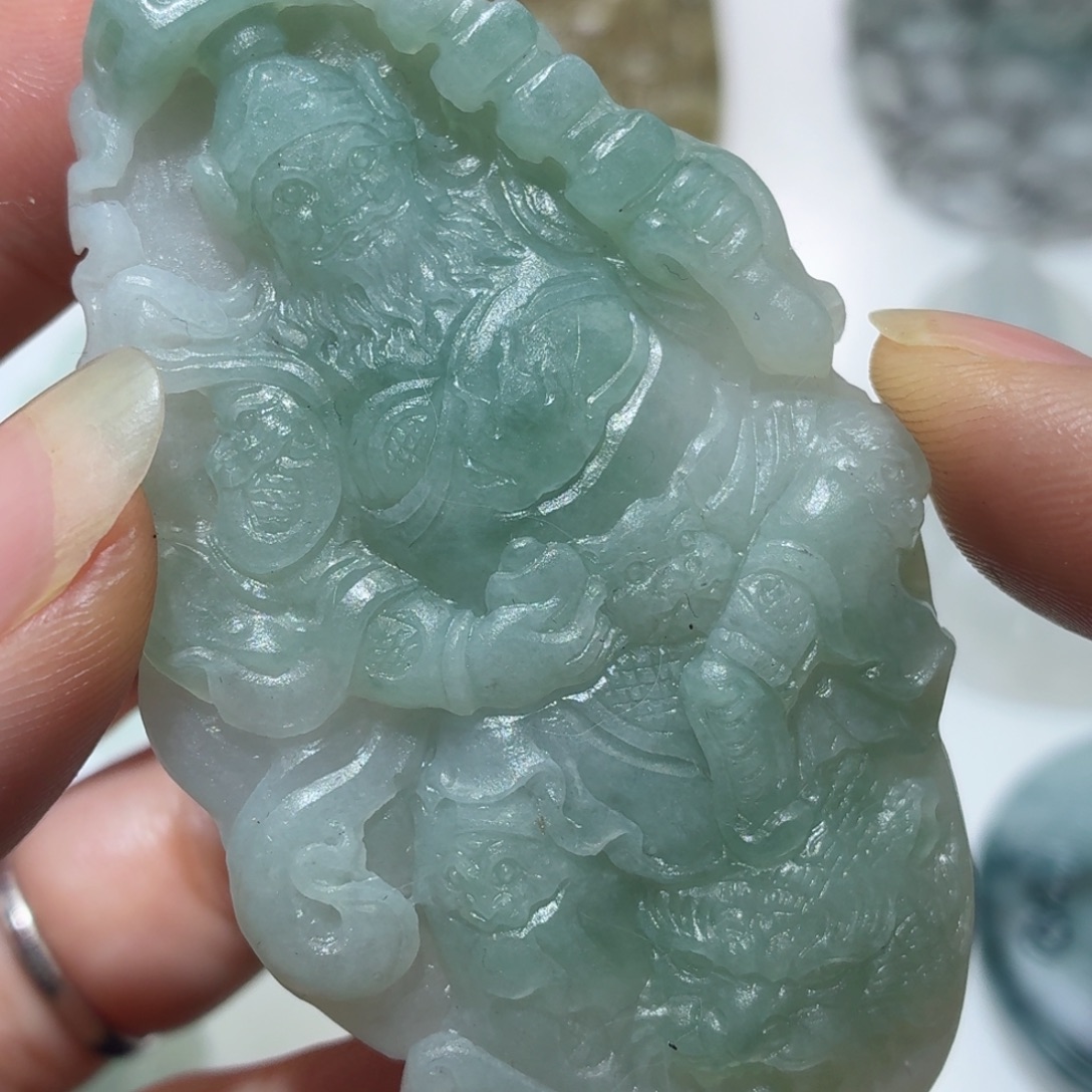 定制翡翠未镶嵌毛货