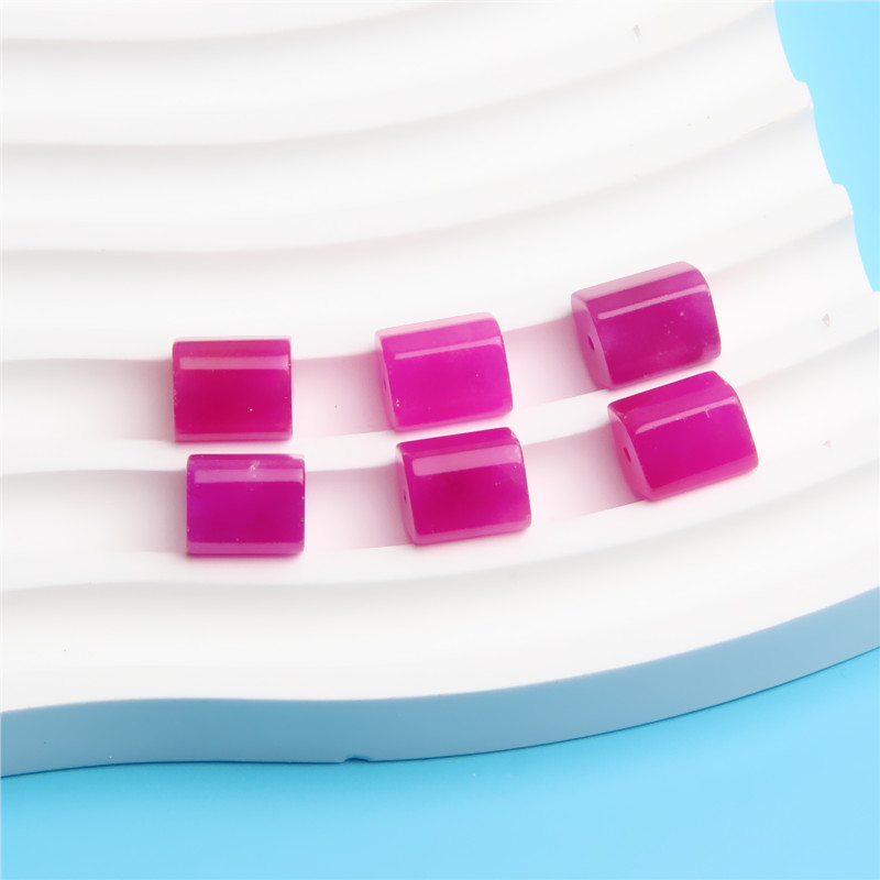 果酱桃红四方珠散珠 K0419 多样性发一