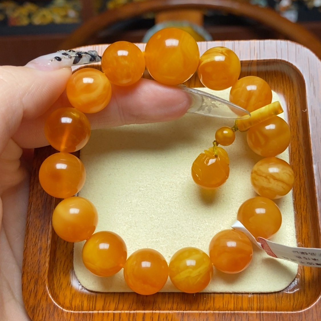 【闪购商品】蜜蜡手链未镶嵌手串