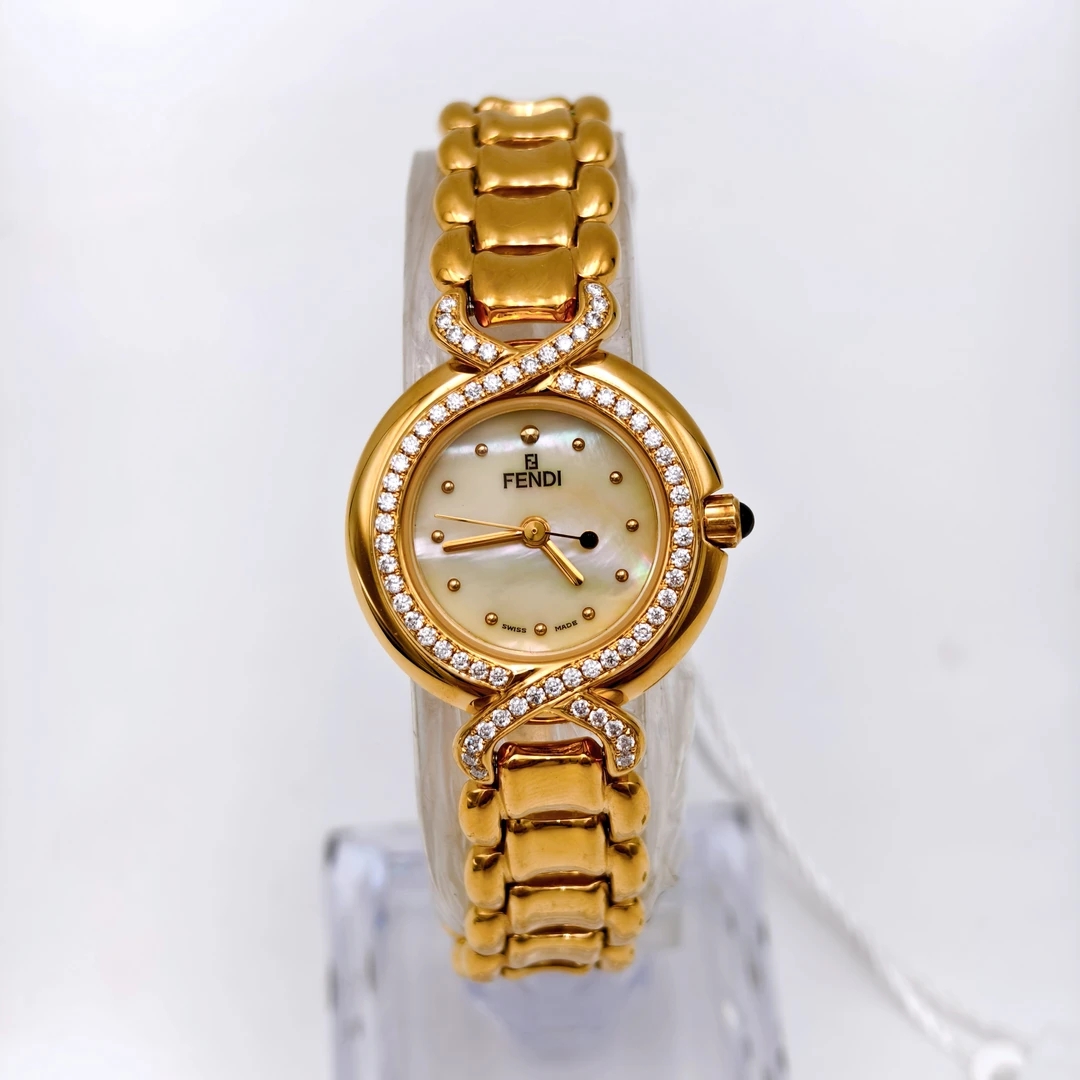 95新 FENDI/芬迪 芬迪12510石英瑞士名表赠