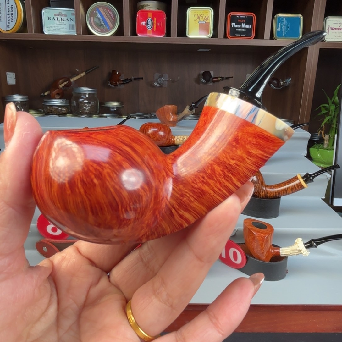小默亲工石楠木河豚烟斗