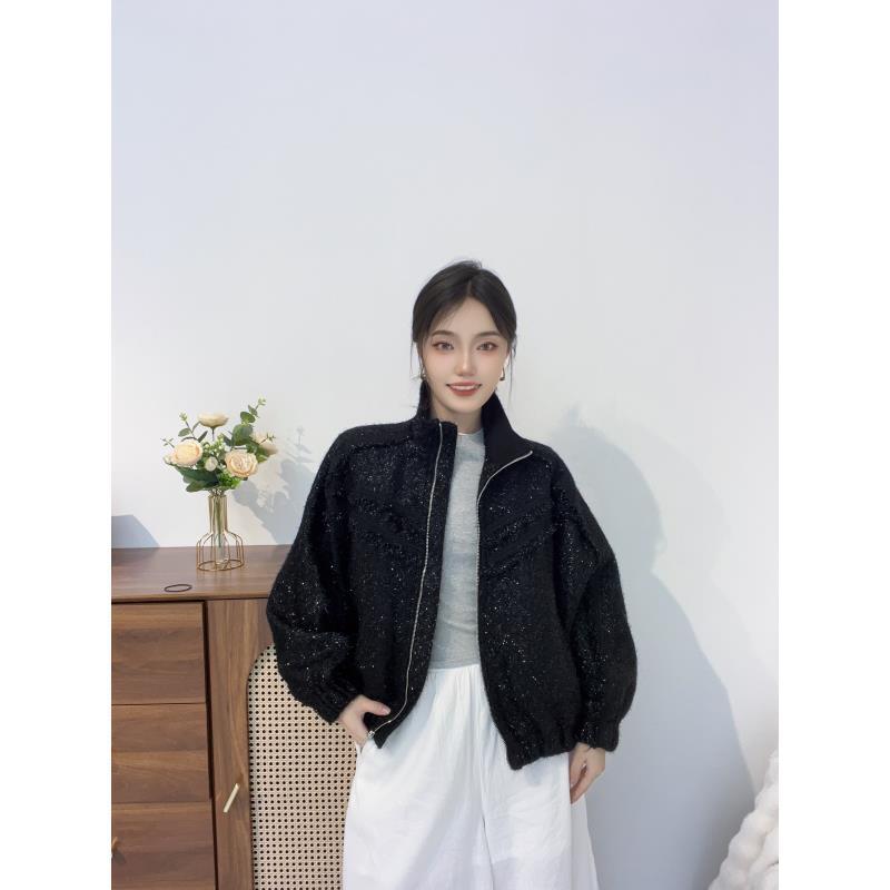 小香风拉链款立领羽绒服 鄂市产地 （10063）