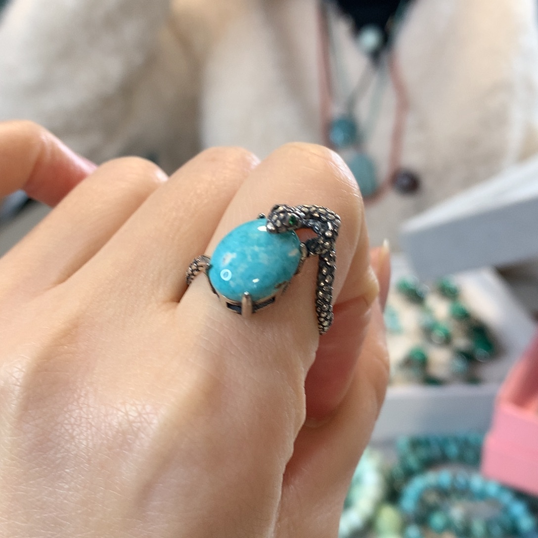 绿松石珠宝奇石未镶嵌