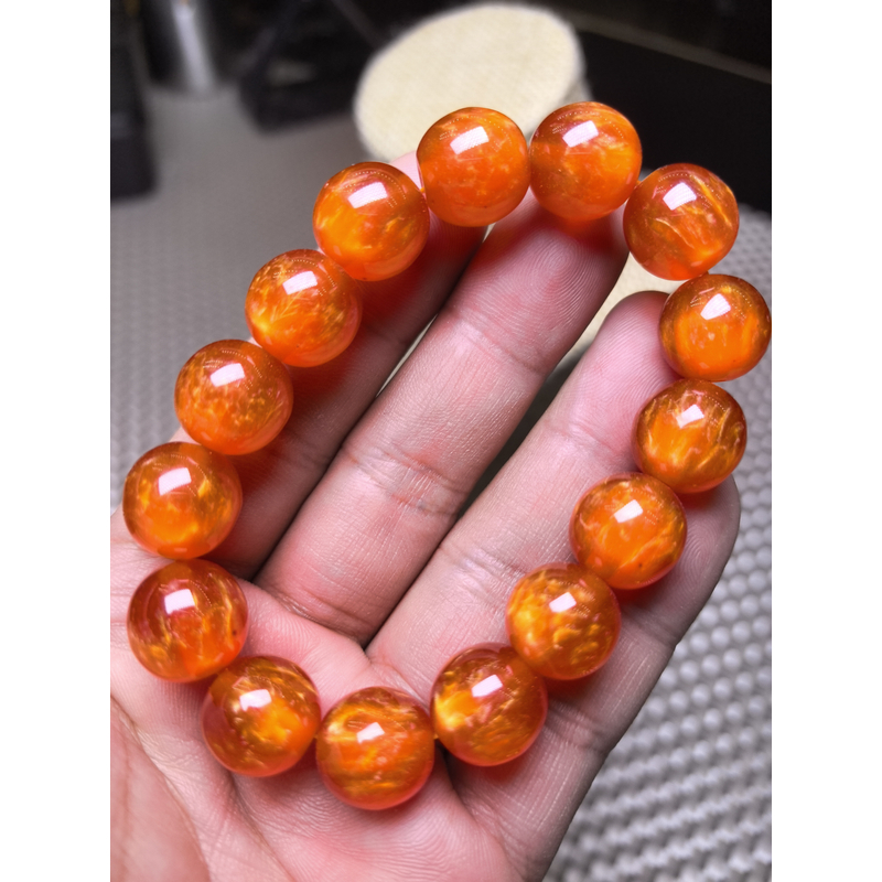 A170 14mm红金色手串（多样性发其一）