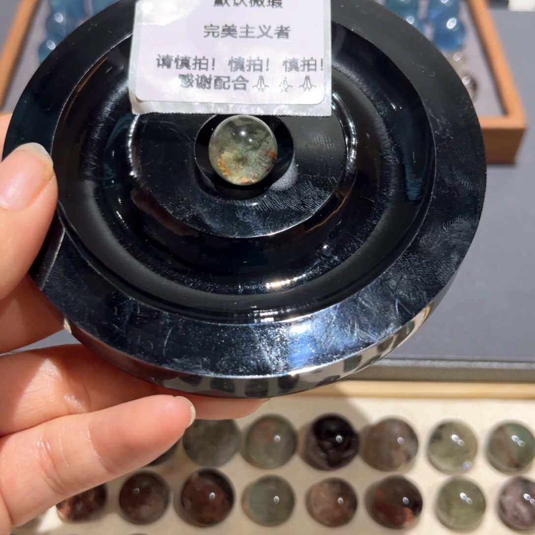 水晶单珠未镶嵌泛*吖莫奈幽灵13.8