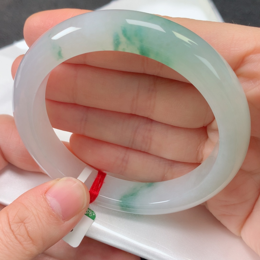 未镶嵌手镯翡翠缅甸天然翡翠手镯5960