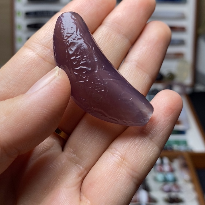 玛瑙/玉髓颈饰未镶嵌蓝**～