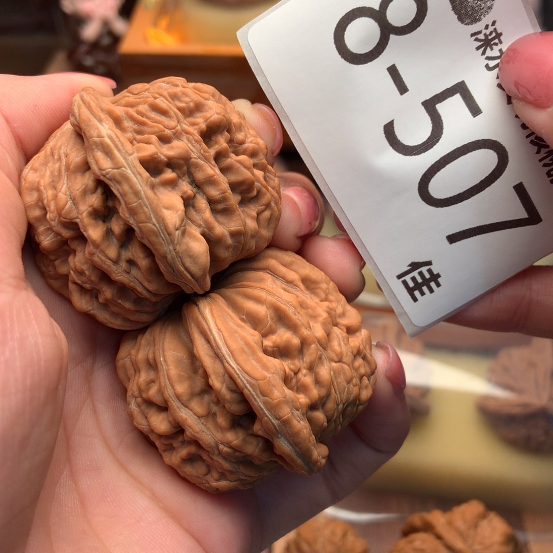 文玩核桃把件45四座楼