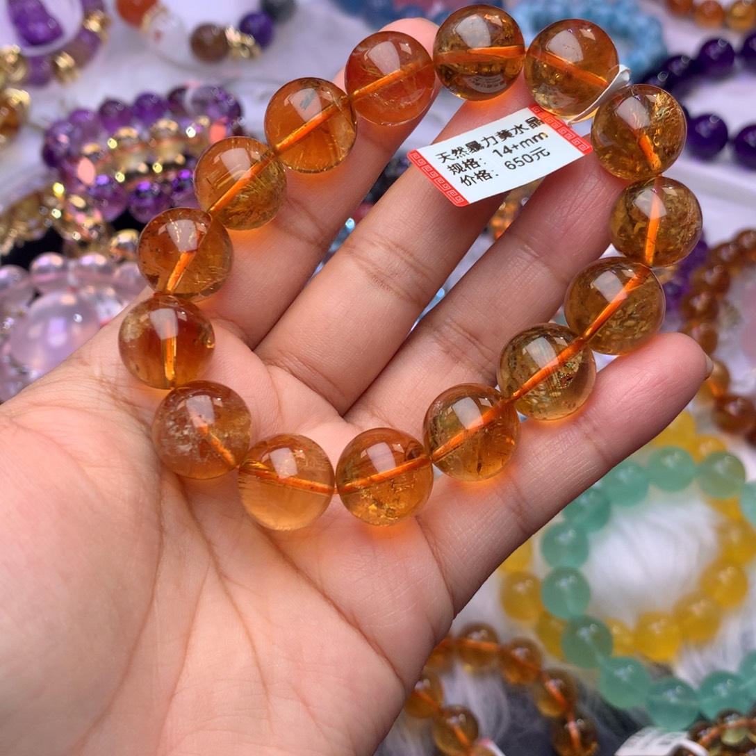 未镶嵌水晶手链手链