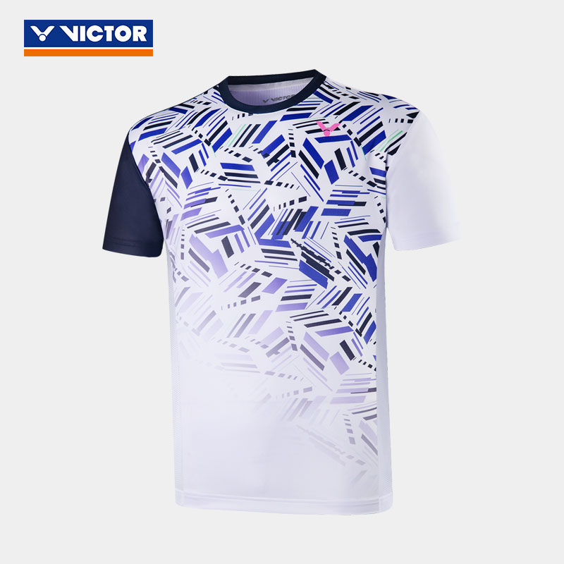 VICTOR/威克多羽毛球服大赛推广版短袖圆领透气T恤