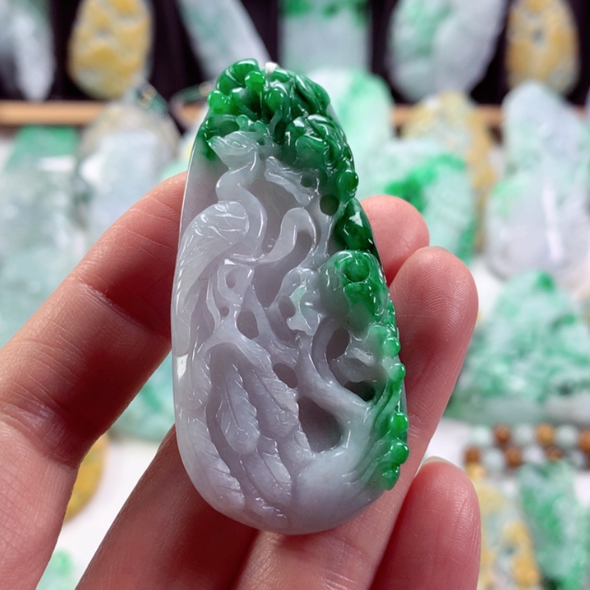 【闪购商品】翡翠吊坠(不含链)未镶嵌