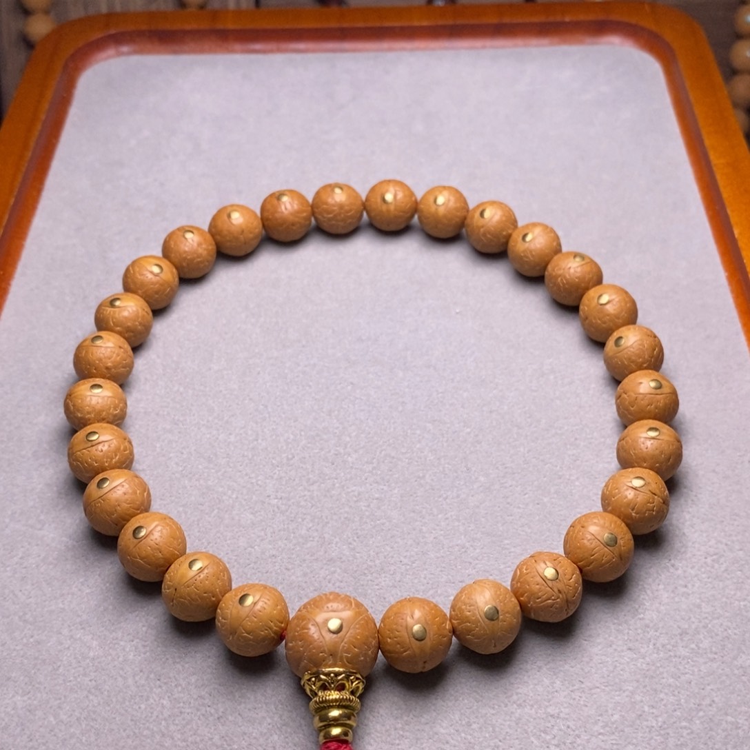 吊坠凤眼菩提12铜钉手持