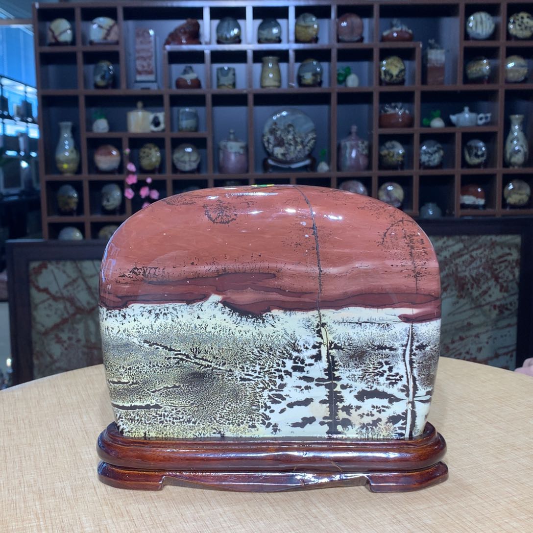 紫砂，广西国画石摆件，收藏观赏