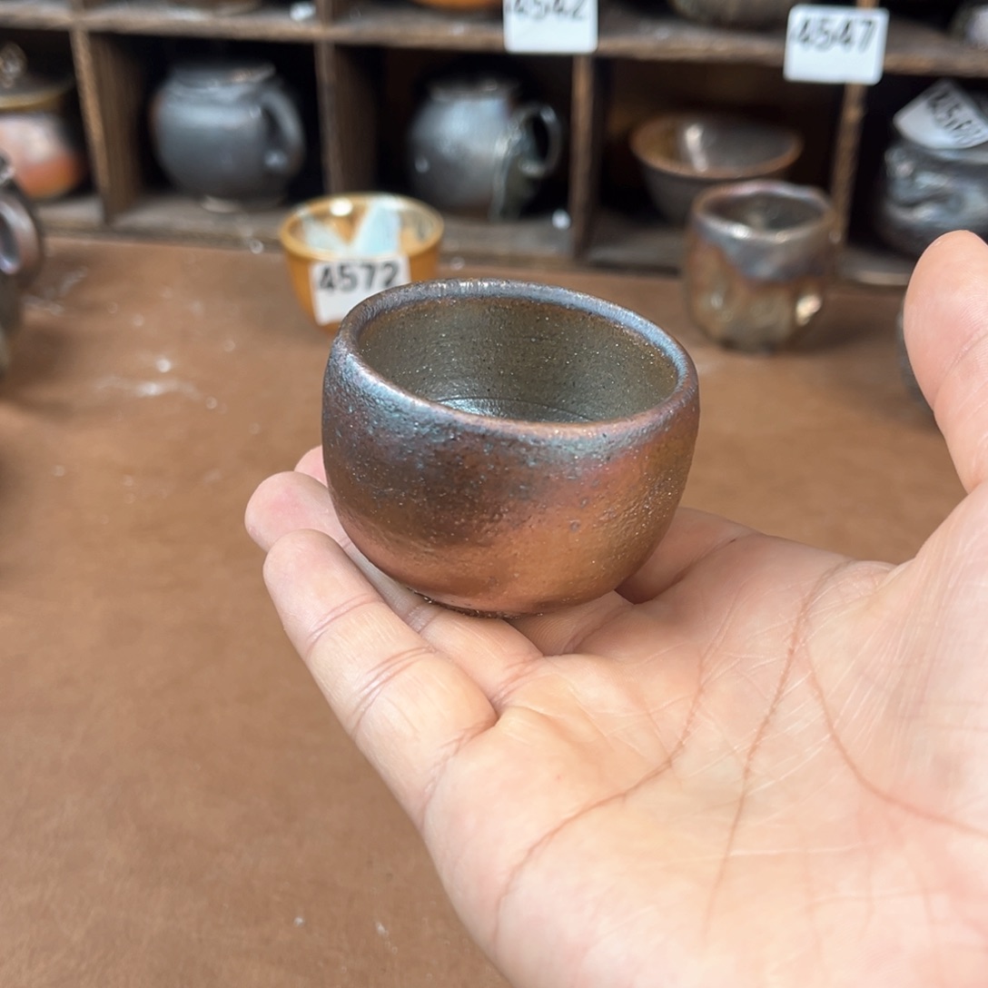 壶柴烧茶器主人杯