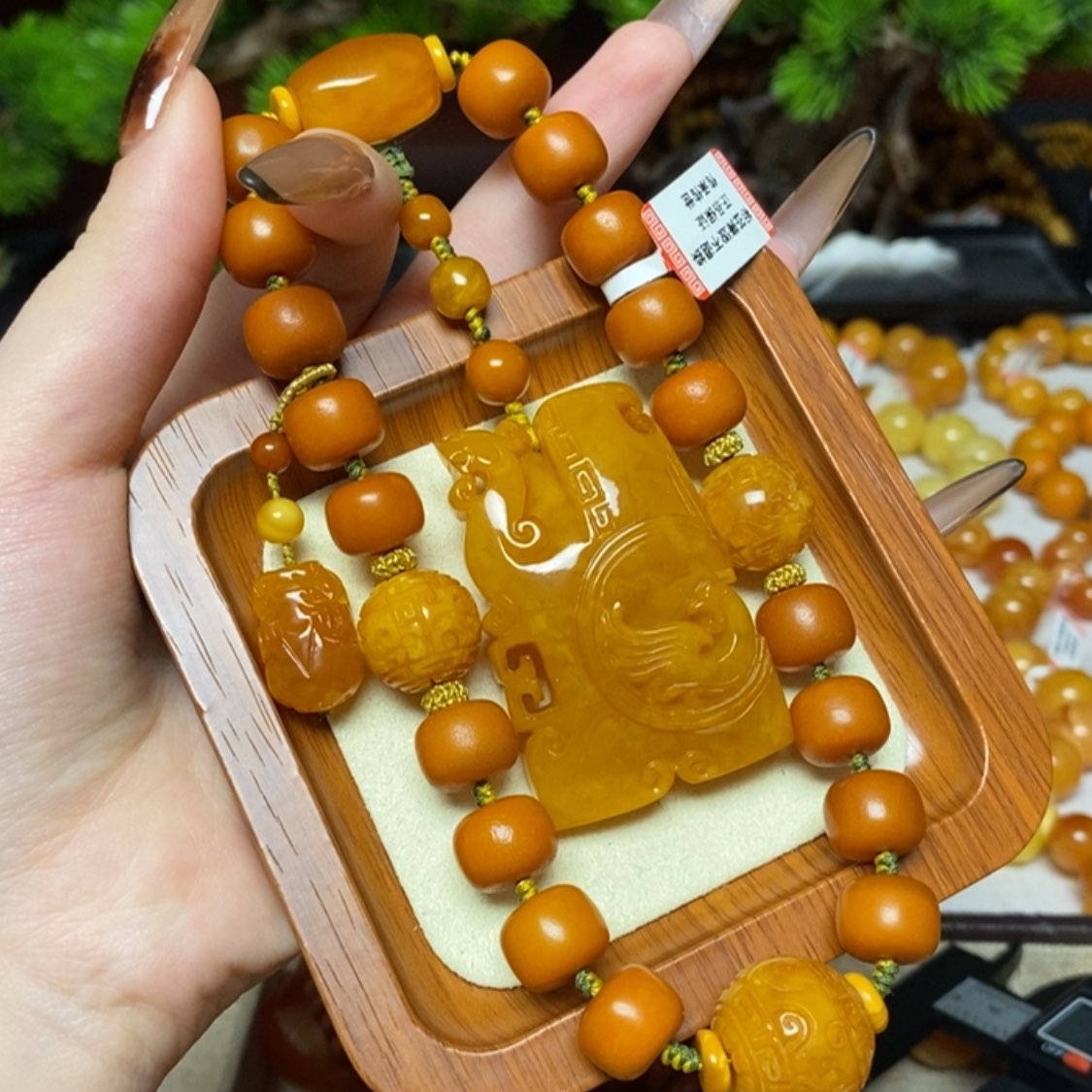 【闪购商品】蜜蜡颈饰未镶嵌项链