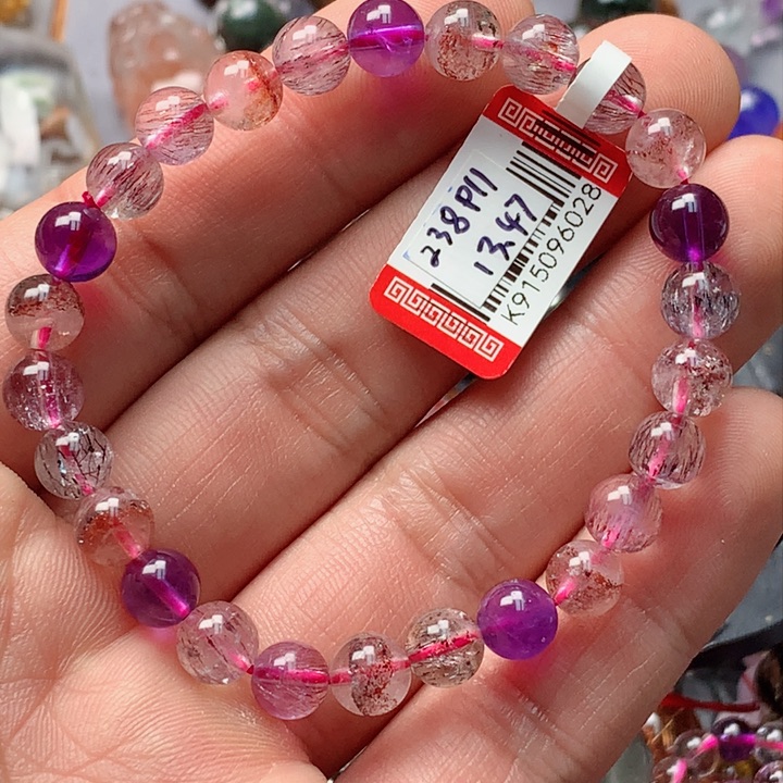 水晶手串未镶嵌天然