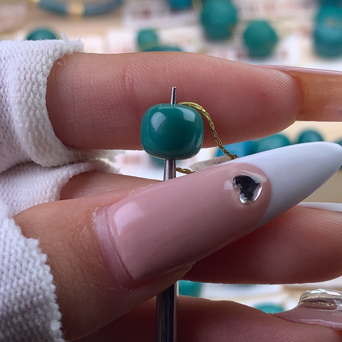 未镶嵌绿松石配饰蕊8.6*7.5