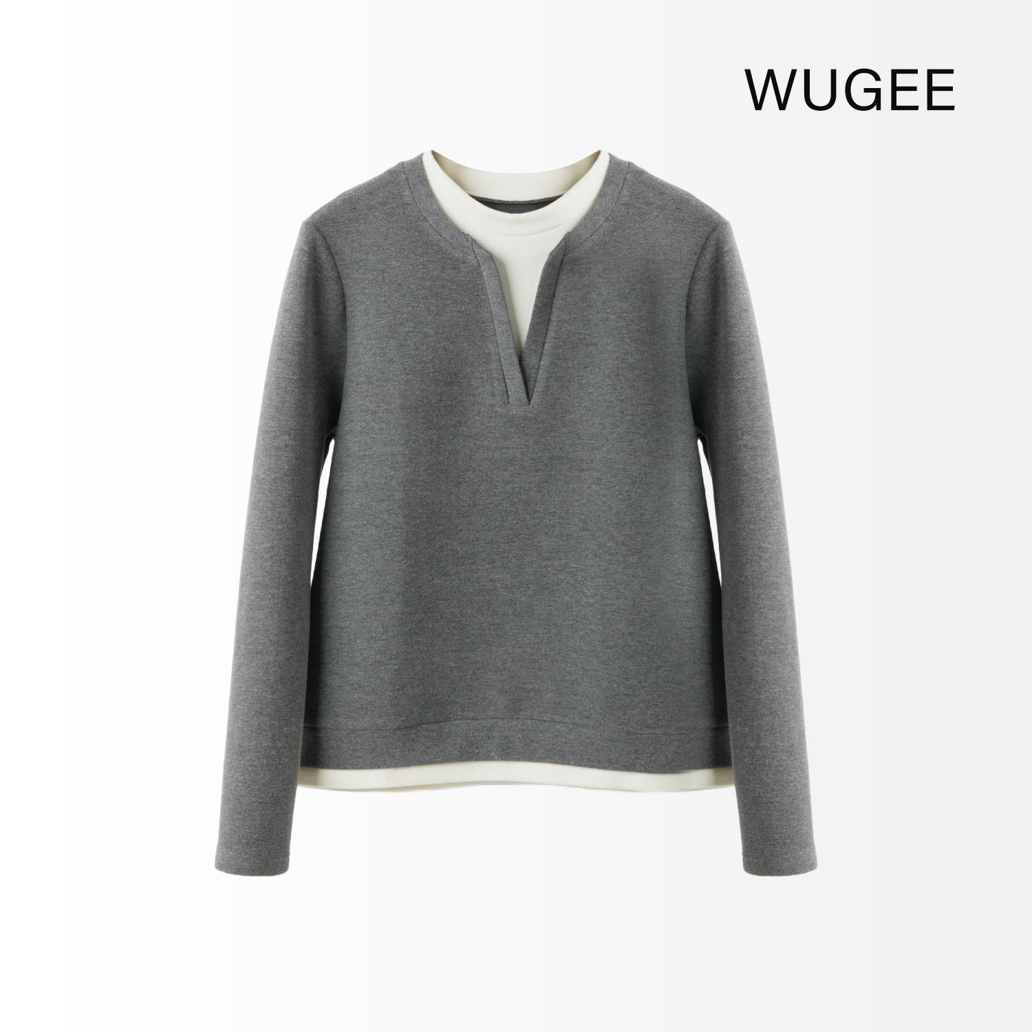 【WUGEE】长袖针织时尚休闲打底女士秋冬卫衣