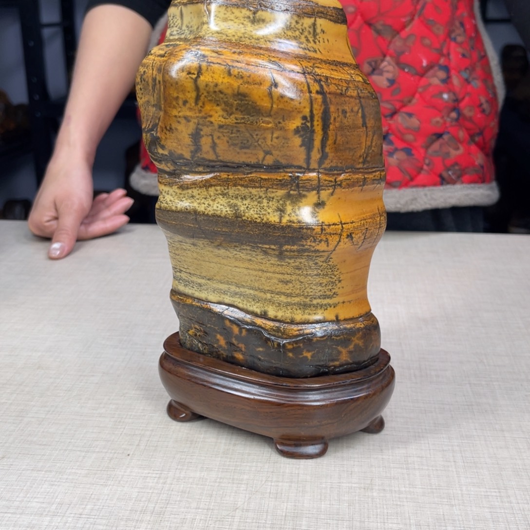 石材广西大化彩玉石配底座不包邮