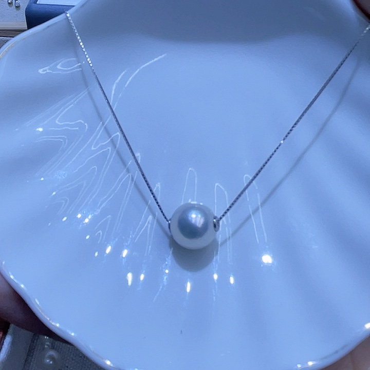淡水珍珠颈饰银S925镶嵌拥****妈
