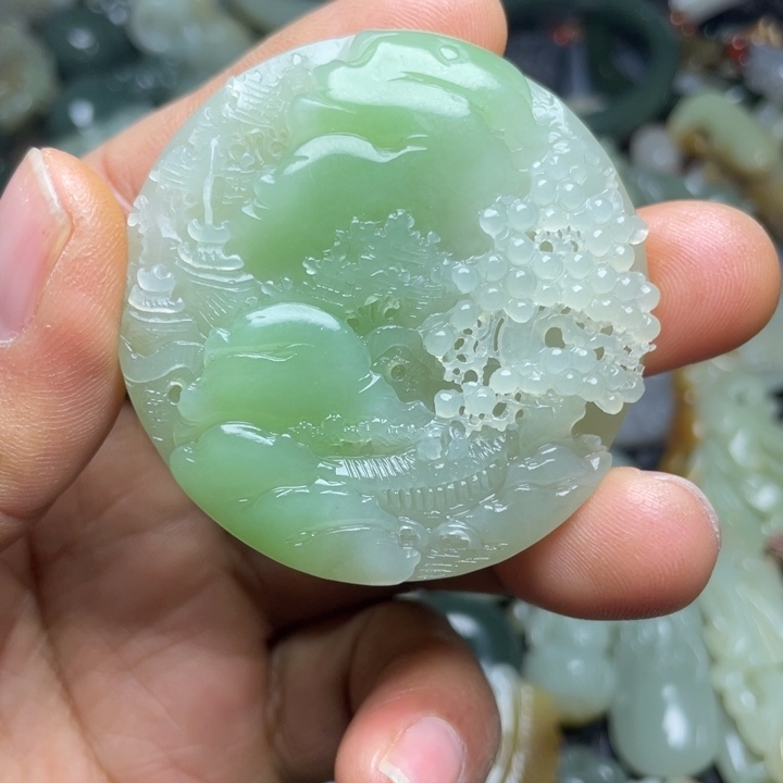 瑾***琅和田玉未镶嵌颈饰