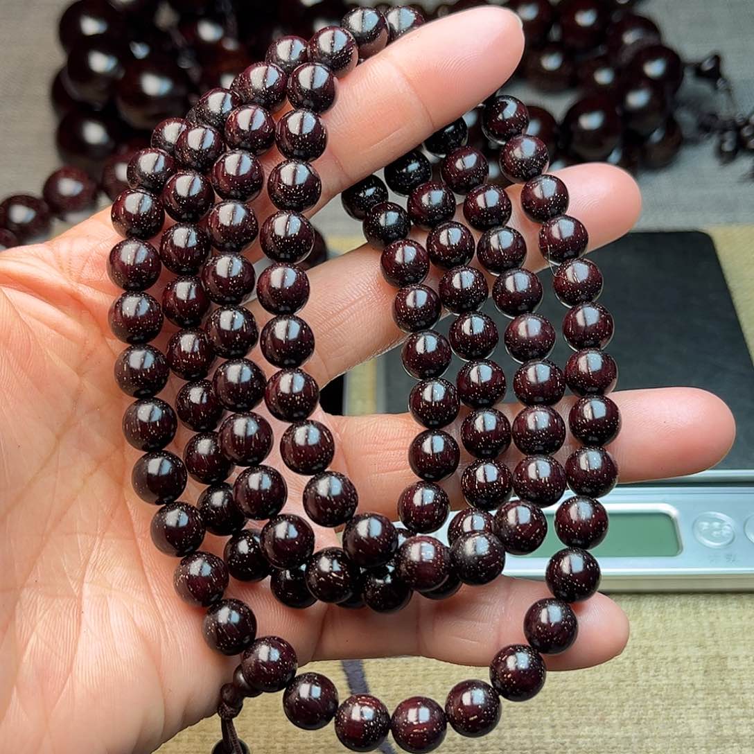 檀香紫檀（小叶紫檀）0.8 108颗