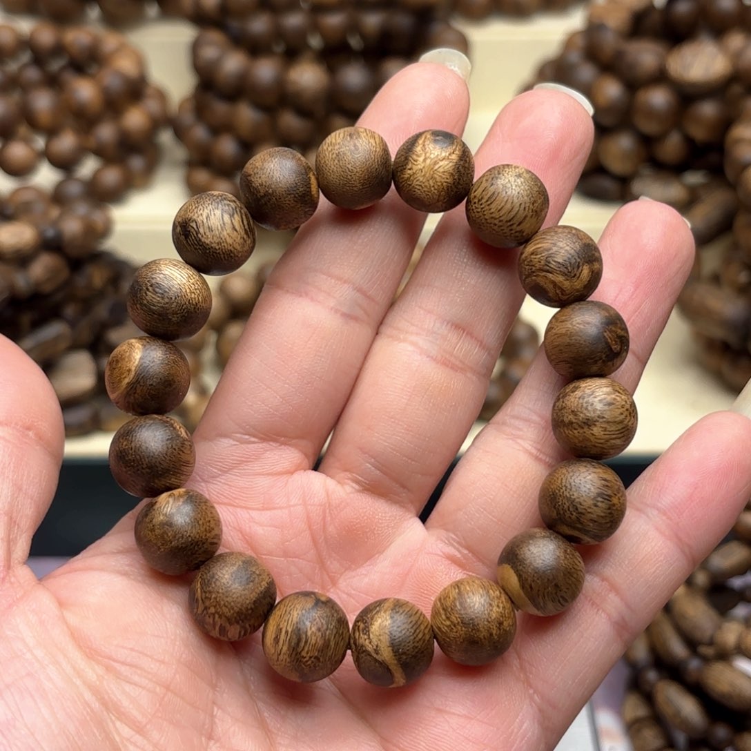 沉香手串卡1.2单圈11克多样性发一