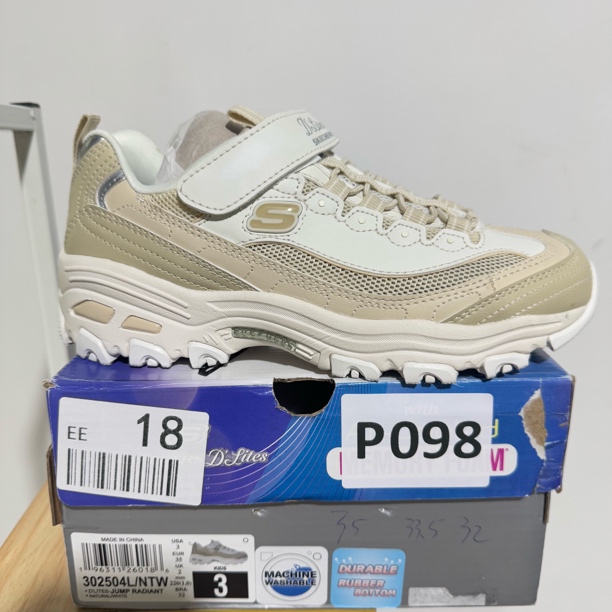 SKECHERS/斯凯奇P098 女童熊猫鞋 35码