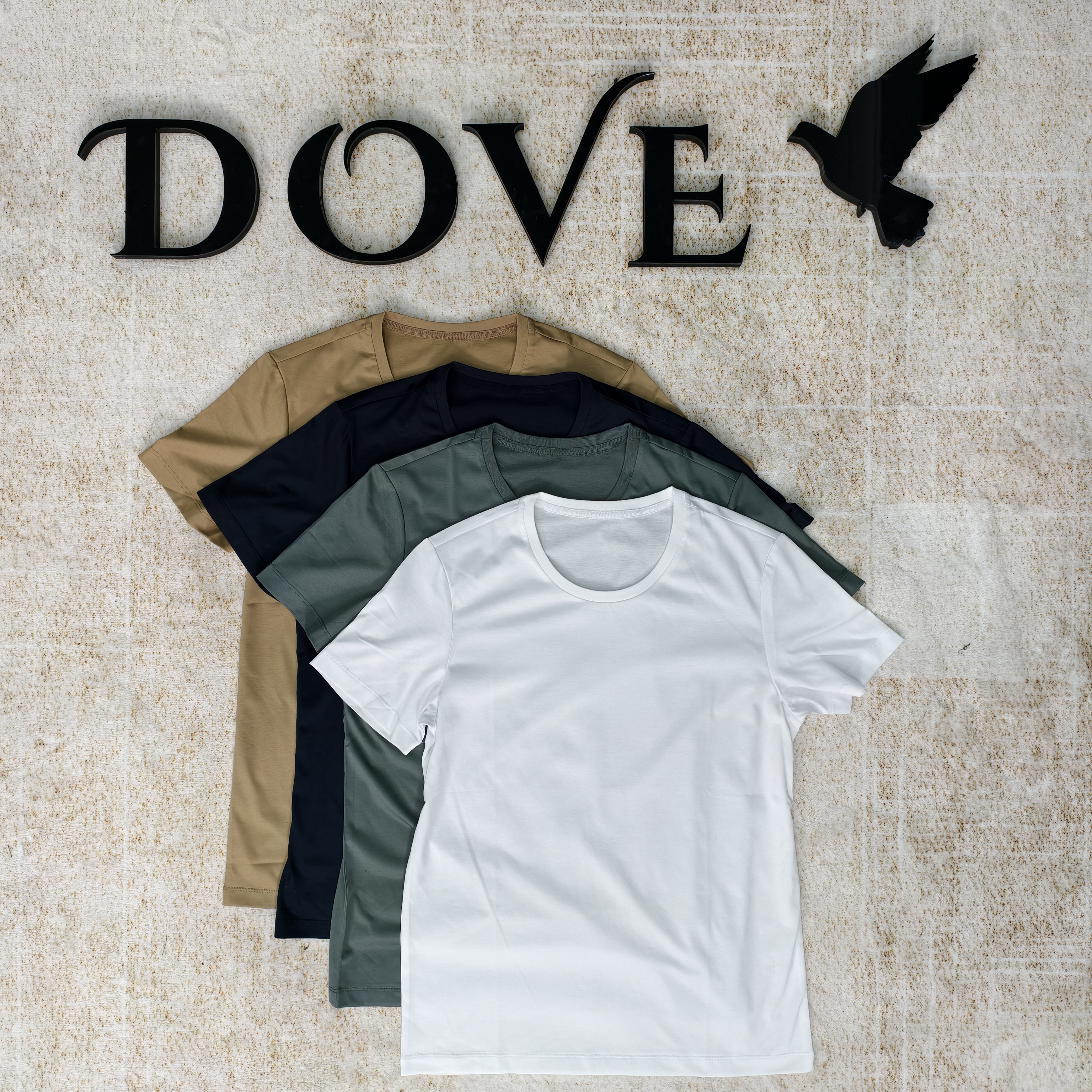 【心潮澎湃】白鸽101-000纯色短袖