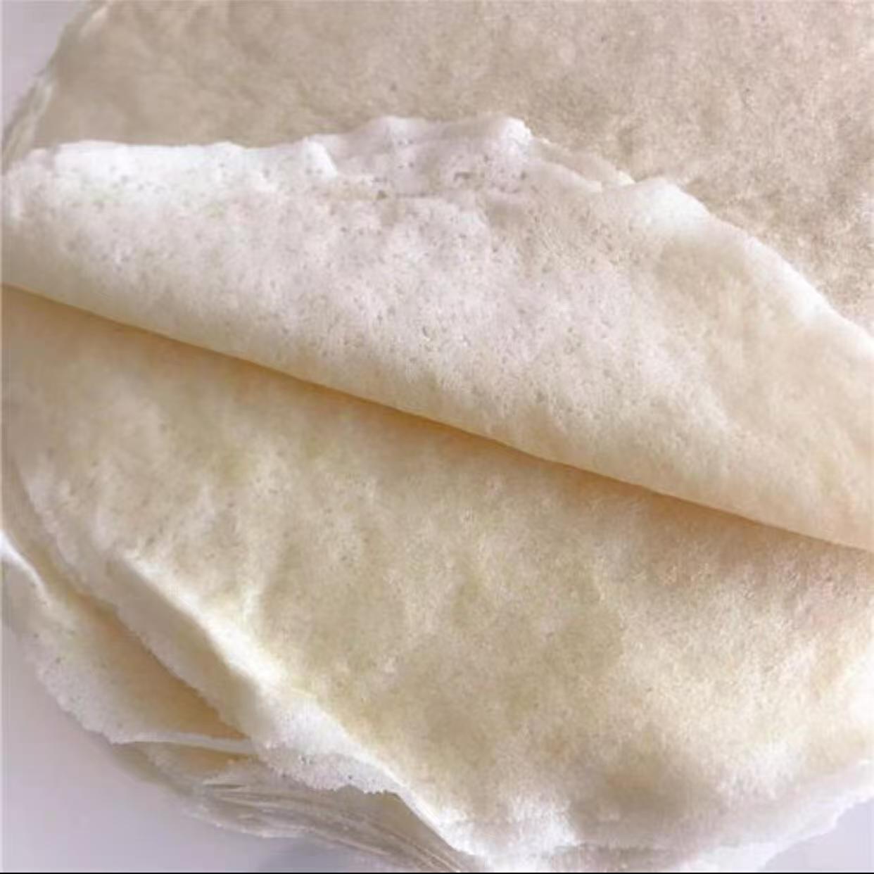 每食臣春卷皮油炸小吃薄饼皮卷饼皮速食半成品早餐家用商用