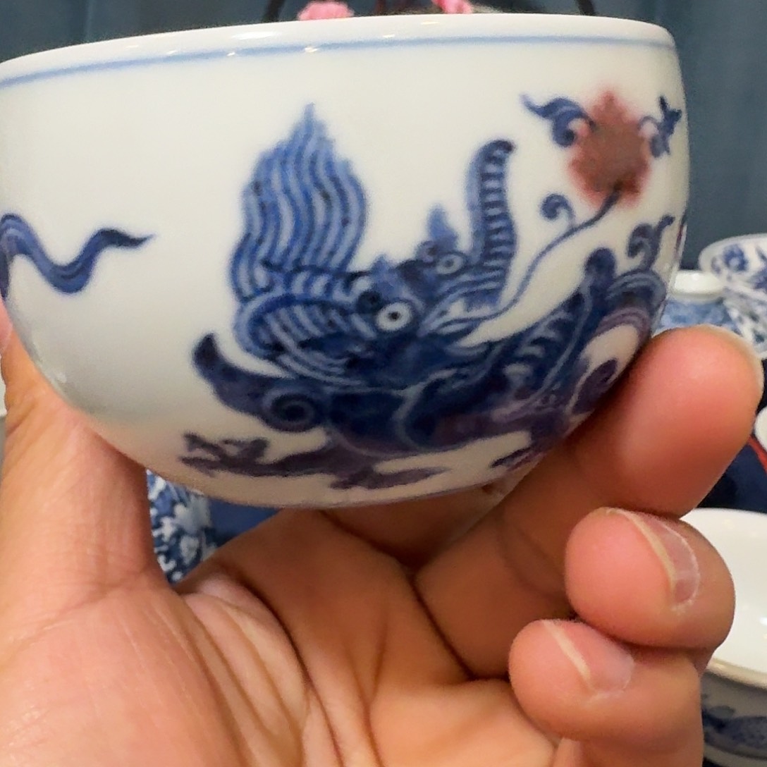 青风瓷影手工手绘