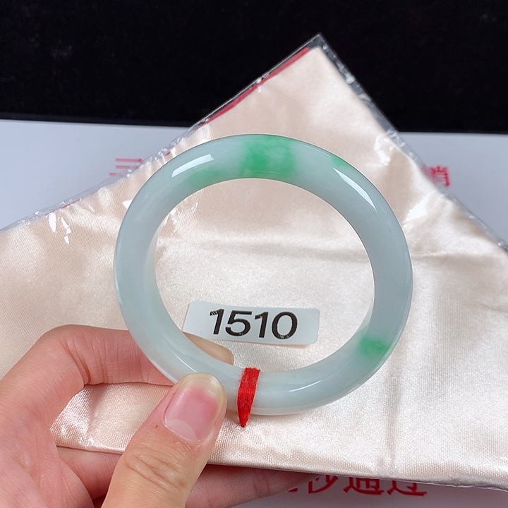【闪购商品】翡翠手镯未镶嵌丁*55圈口