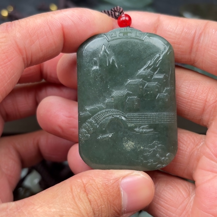 和田玉吊坠未镶嵌