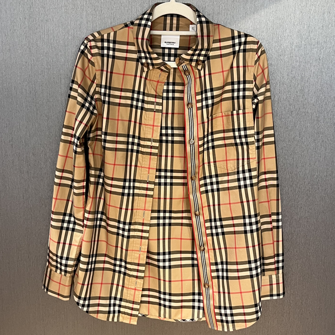 99新 BURBERRY/博柏利 Burberry时尚休闲女士修身衬衣