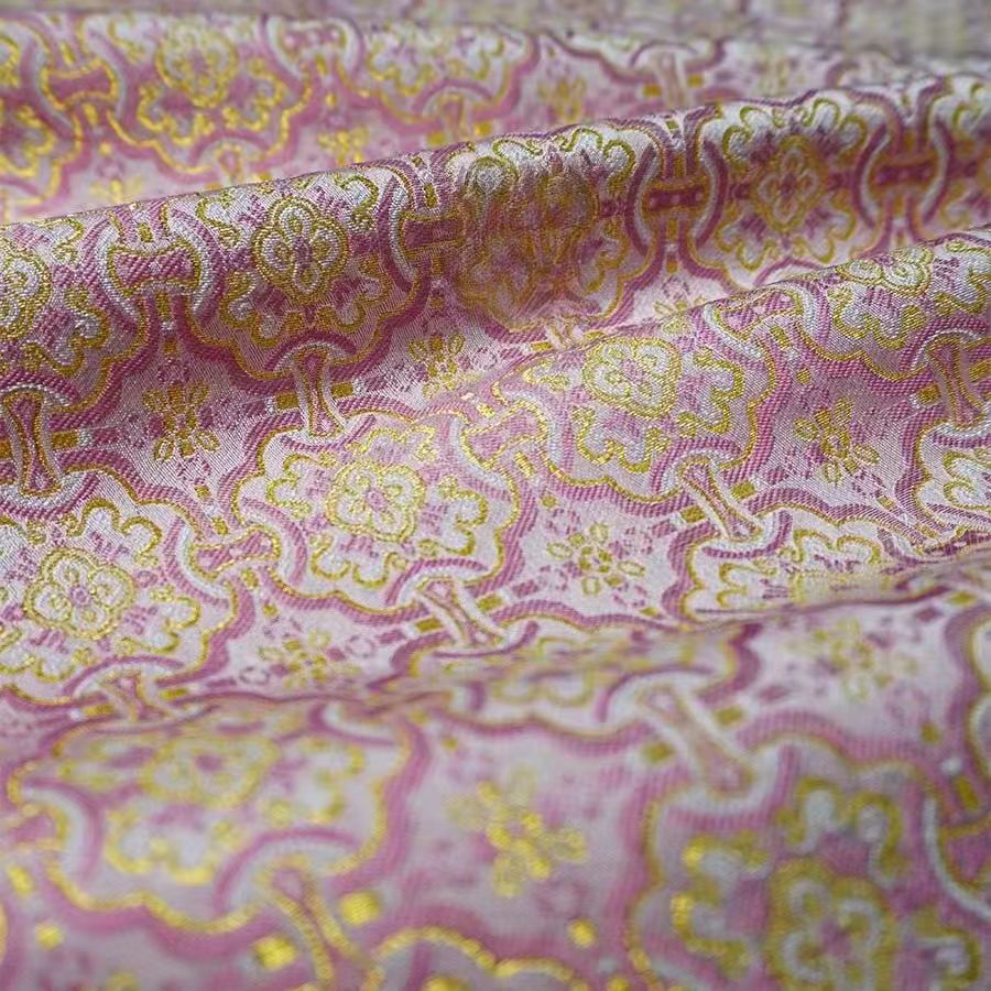 140门幅上久楷【菱纹定胜】正品宋锦面料3重围42.5姆米新中式面料