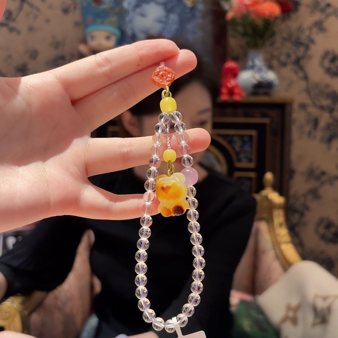 水晶车挂未镶嵌挂件